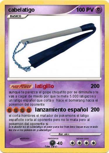 Pokemon cabelatigo