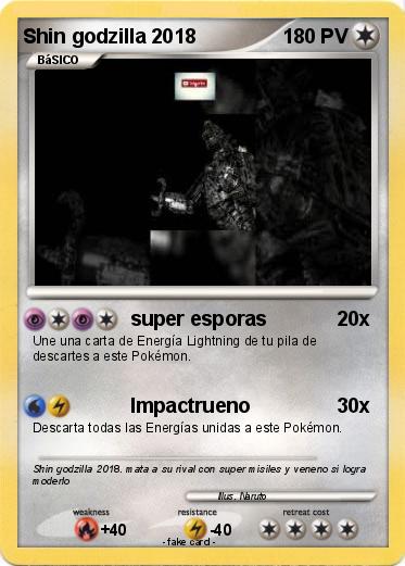 Pokemon Shin godzilla 2018