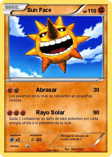 Pokemon Sun Face
