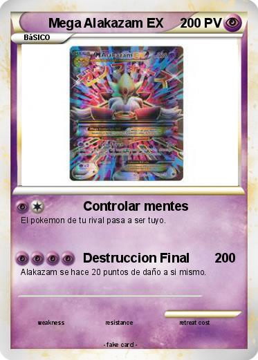 Pokemon Mega Alakazam EX