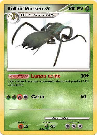 Pokemon Antlion Worker