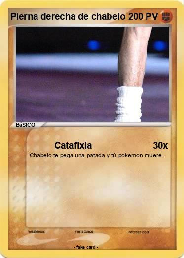 Pokemon Pierna derecha de chabelo