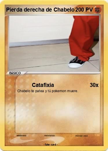 Pokemon Pierda derecha de Chabelo