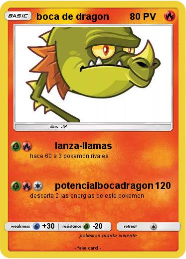 Pokemon boca de dragon