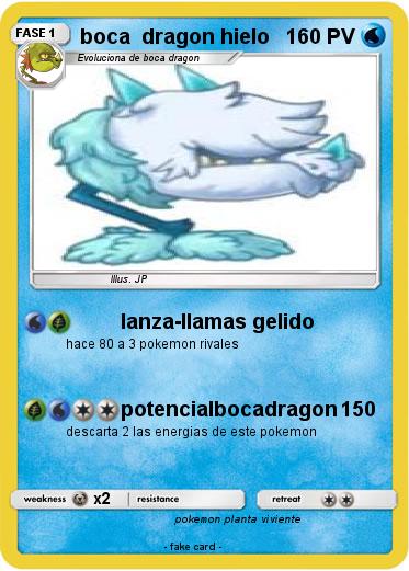 Pokemon boca  dragon hielo