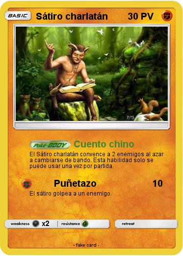 Pokemon Sátiro charlatán