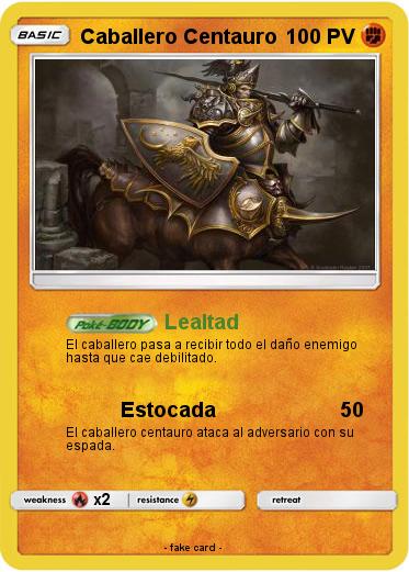 Pokemon Caballero Centauro