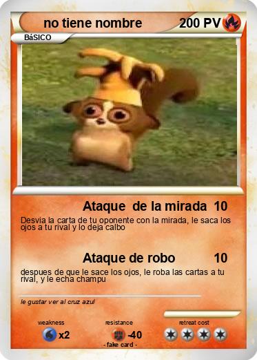 Pokemon no tiene nombre