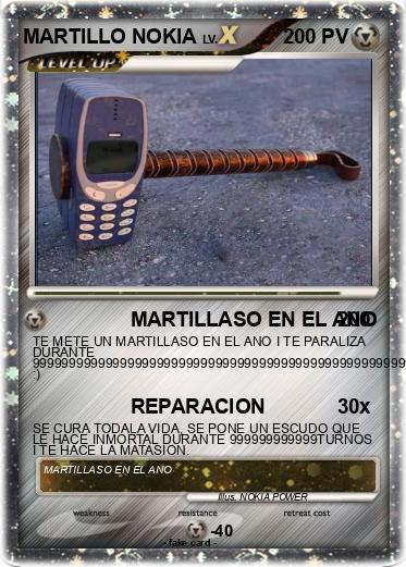 Pokemon MARTILLO NOKIA