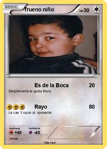 Pokemon Trueno niño