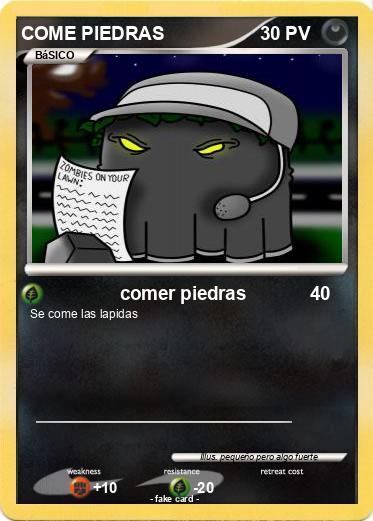 Pokemon COME PIEDRAS