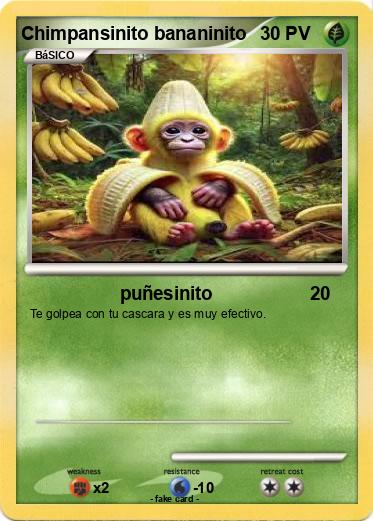 Pokemon Chimpansinito bananinito