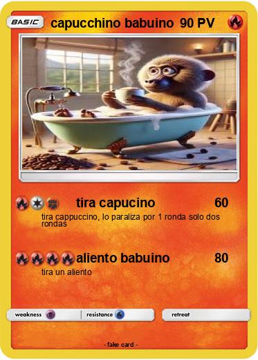 Pokemon capucchino babuino