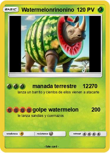 Pokemon Watermelonrinonino