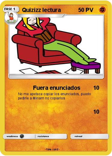 Pokemon Quizizz lectura