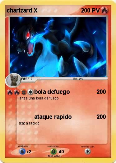 Pokemon charizard X