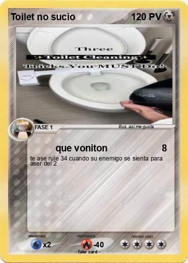 Pokemon Toilet no sucio