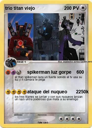 Pokemon trio titan viejo
