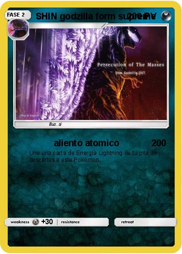 Pokemon SHIN godzilla form supreme