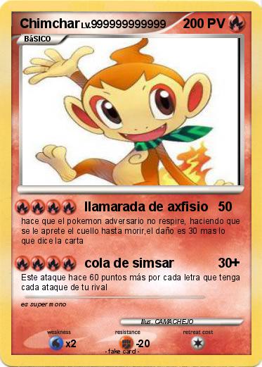Pokemon Chimchar
