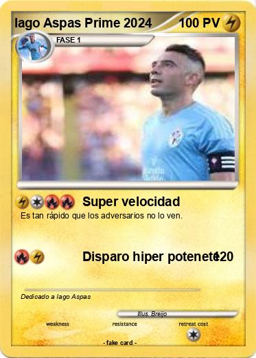 Pokemon Iago Aspas Prime 2024