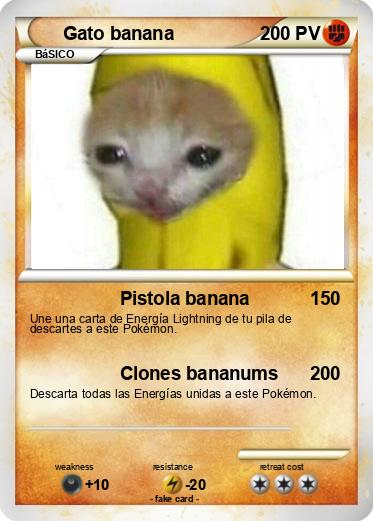Pokemon Gato banana