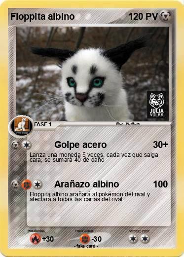 Pokemon Floppita albino