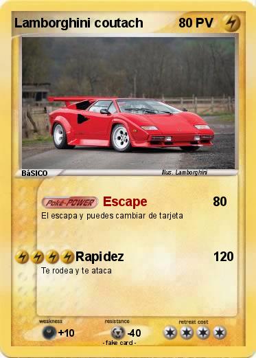 Pokemon Lamborghini coutach