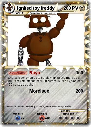 Pokemon ignited toy freddy