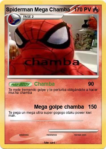 Pokemon Spiderman Mega Chamba