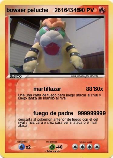 Pokemon bowser peluche    26164346