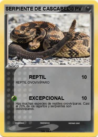 Pokemon SERPIENTE DE CASCABEL