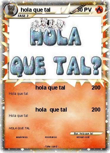 Pokemon hola que tal