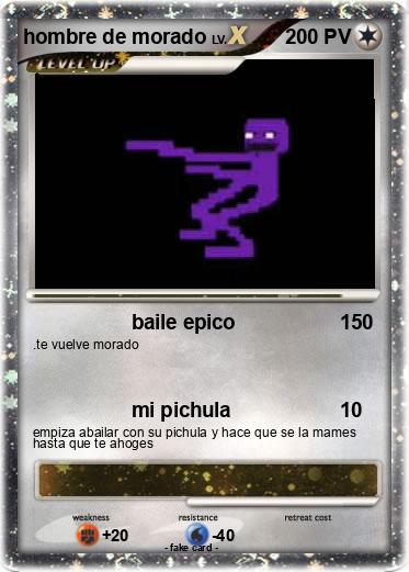 Pokemon hombre de morado