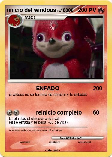 Pokemon rinicio del windous