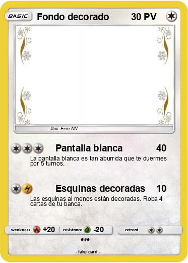 Pokemon Fondo decorado