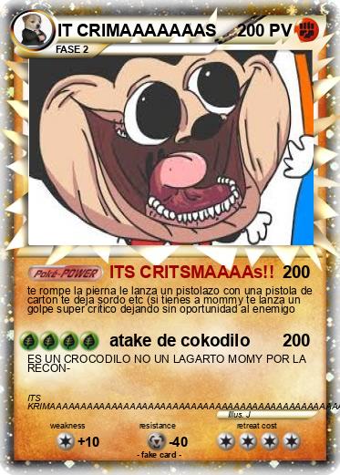 Pokemon IT CRIMAAAAAAAS
