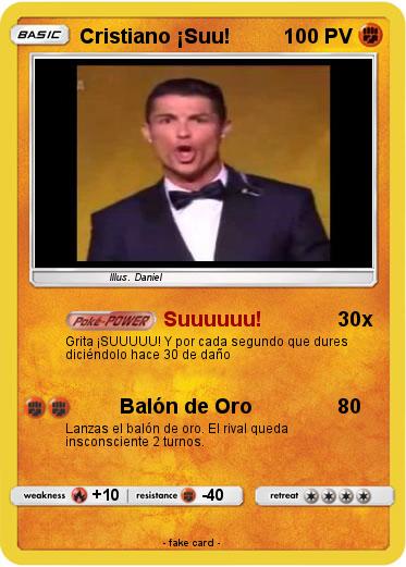 Pokemon Cristiano ¡Suu!