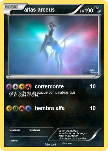 Pokemon alfas arceus