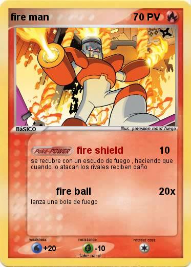 Pokemon fire man