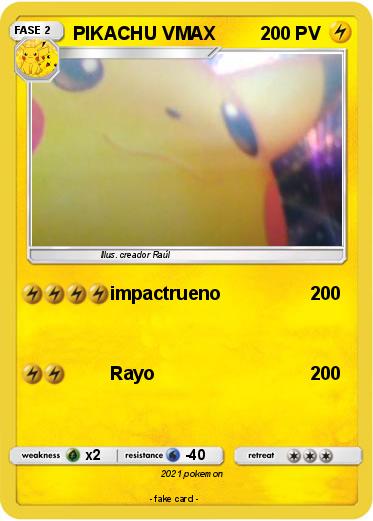 Pokemon PIKACHU VMAX