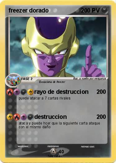Pokemon freezer dorado