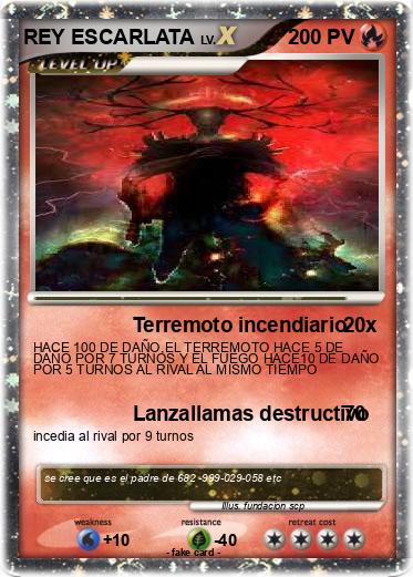Pokemon REY ESCARLATA