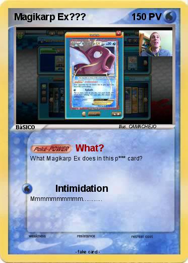 Pokemon Magikarp Ex???