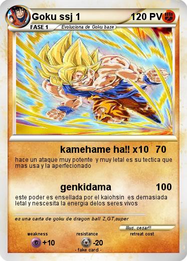 Pokemon Goku ssj 1
