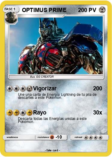 Pokemon OPTIMUS PRIME