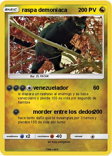 Pokemon raspa demoniaca