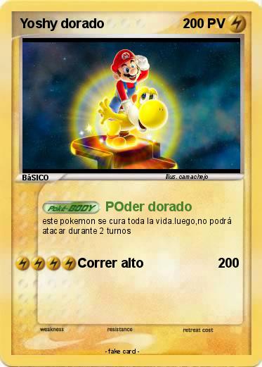 Pokemon Yoshy dorado