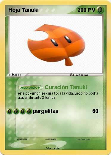 Pokemon Hoja Tanuki