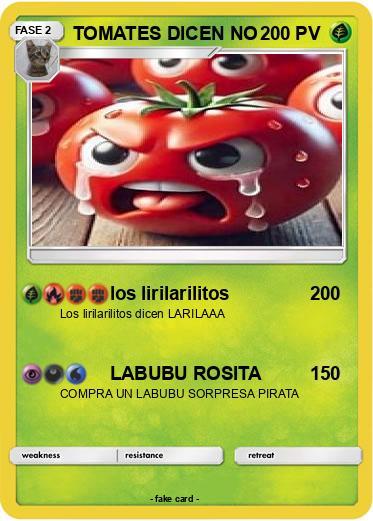 Pokemon TOMATES DICEN NO